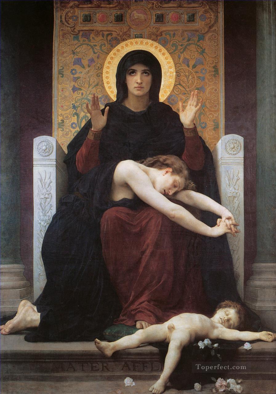 Vierge consolatrice Realismo William Adolphe Bouguereau Pintura al óleo